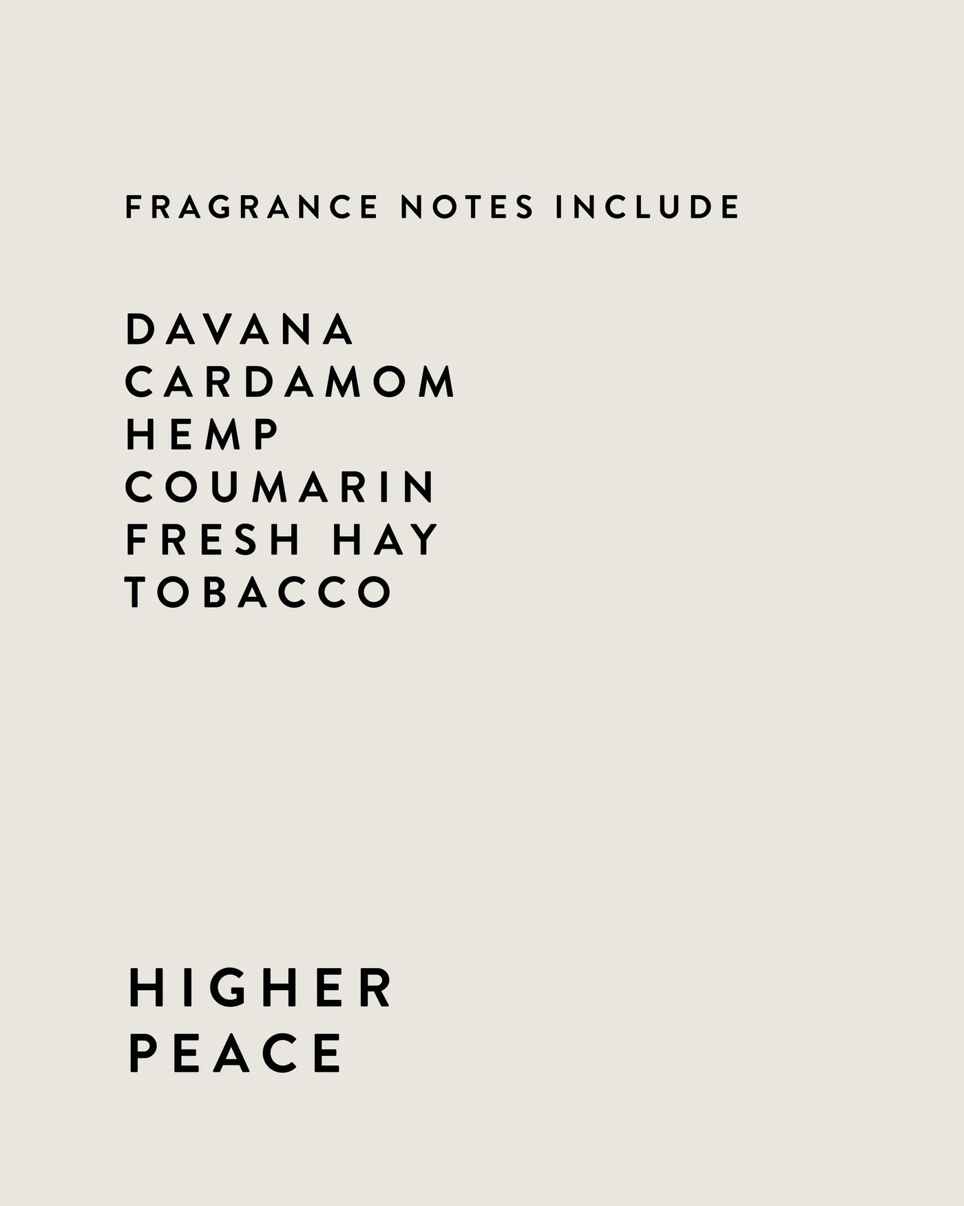 HIGHER PEACE