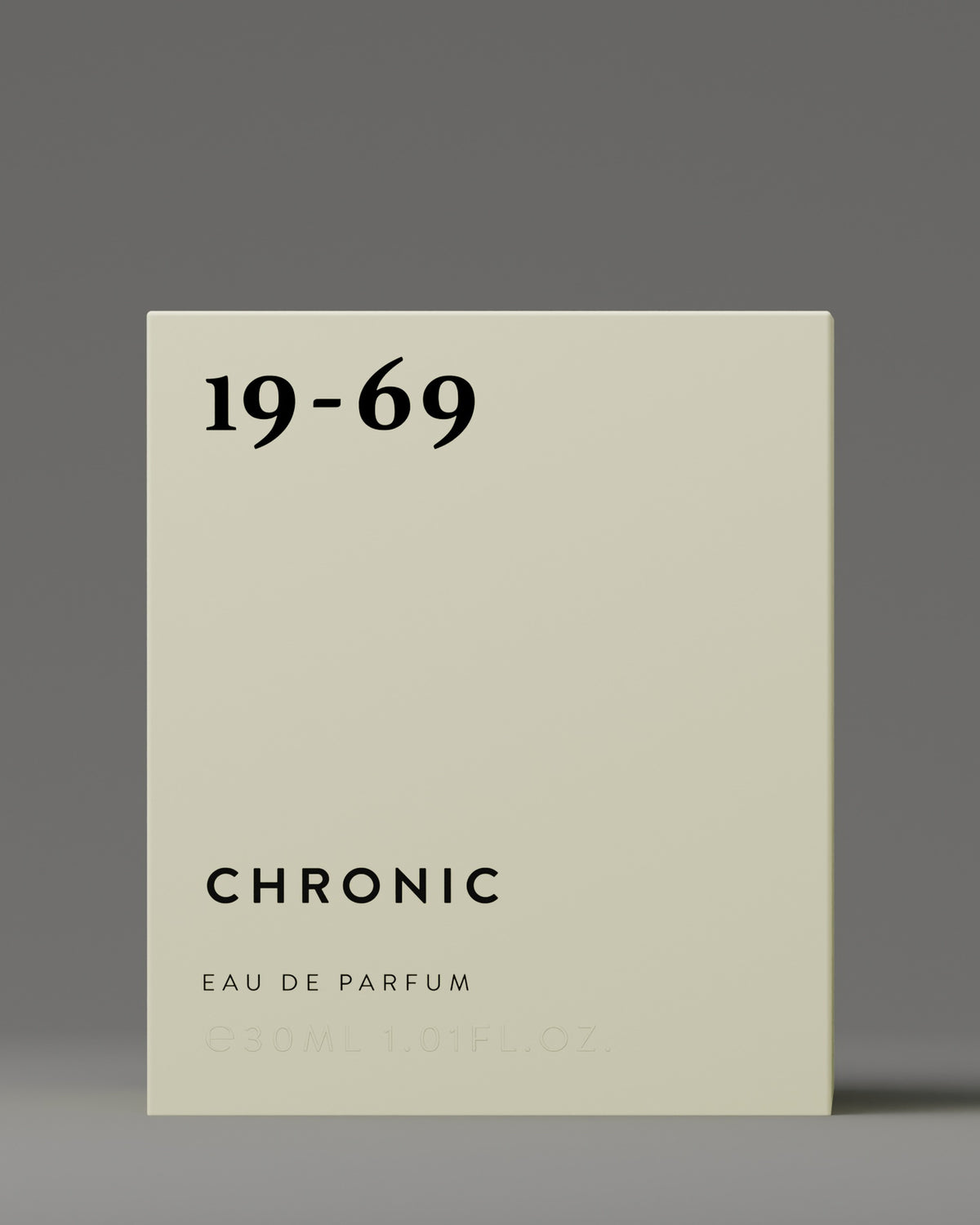 19-69 Chronic Eau de Parfum 30 ml, box