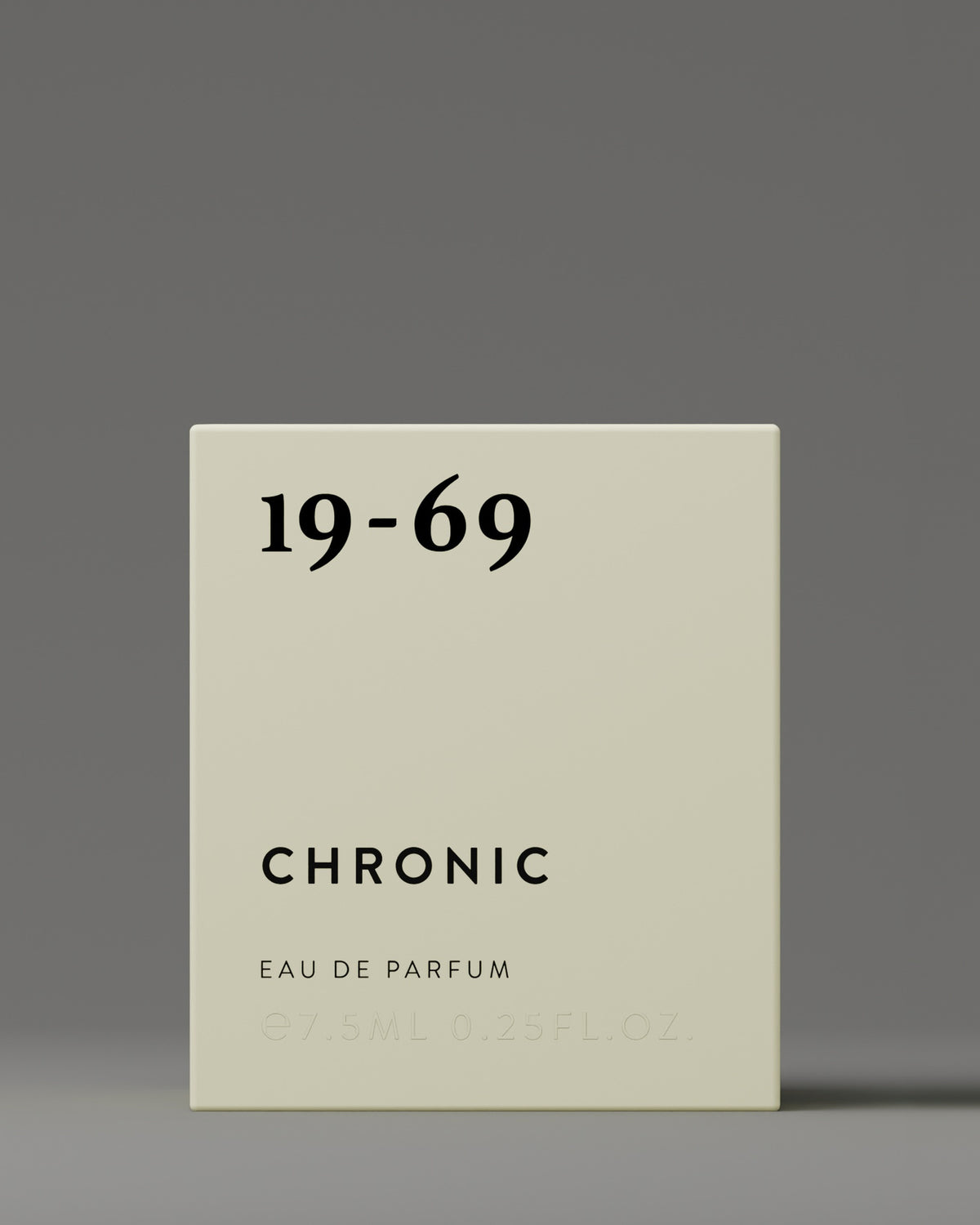 19-69 Chronic Eau de Parfum 7.5 ml, box