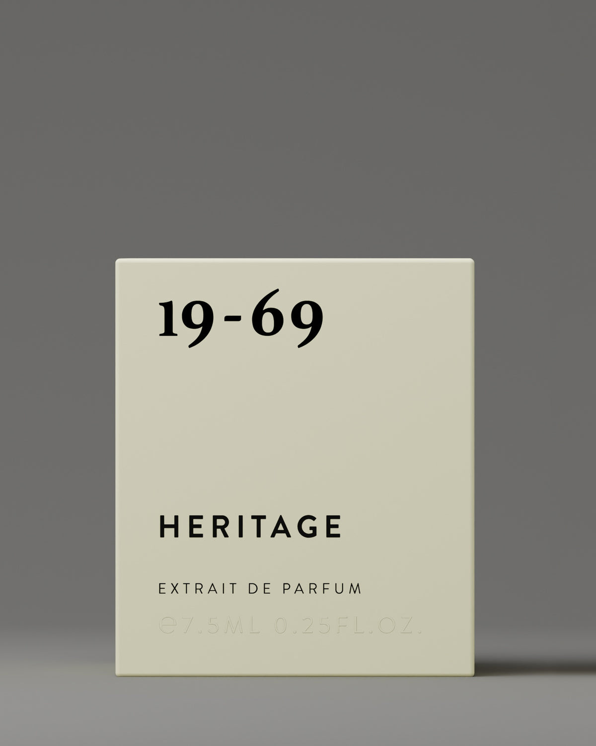 19-69 Heritage Extrait de Parfum 7.5 ml, box