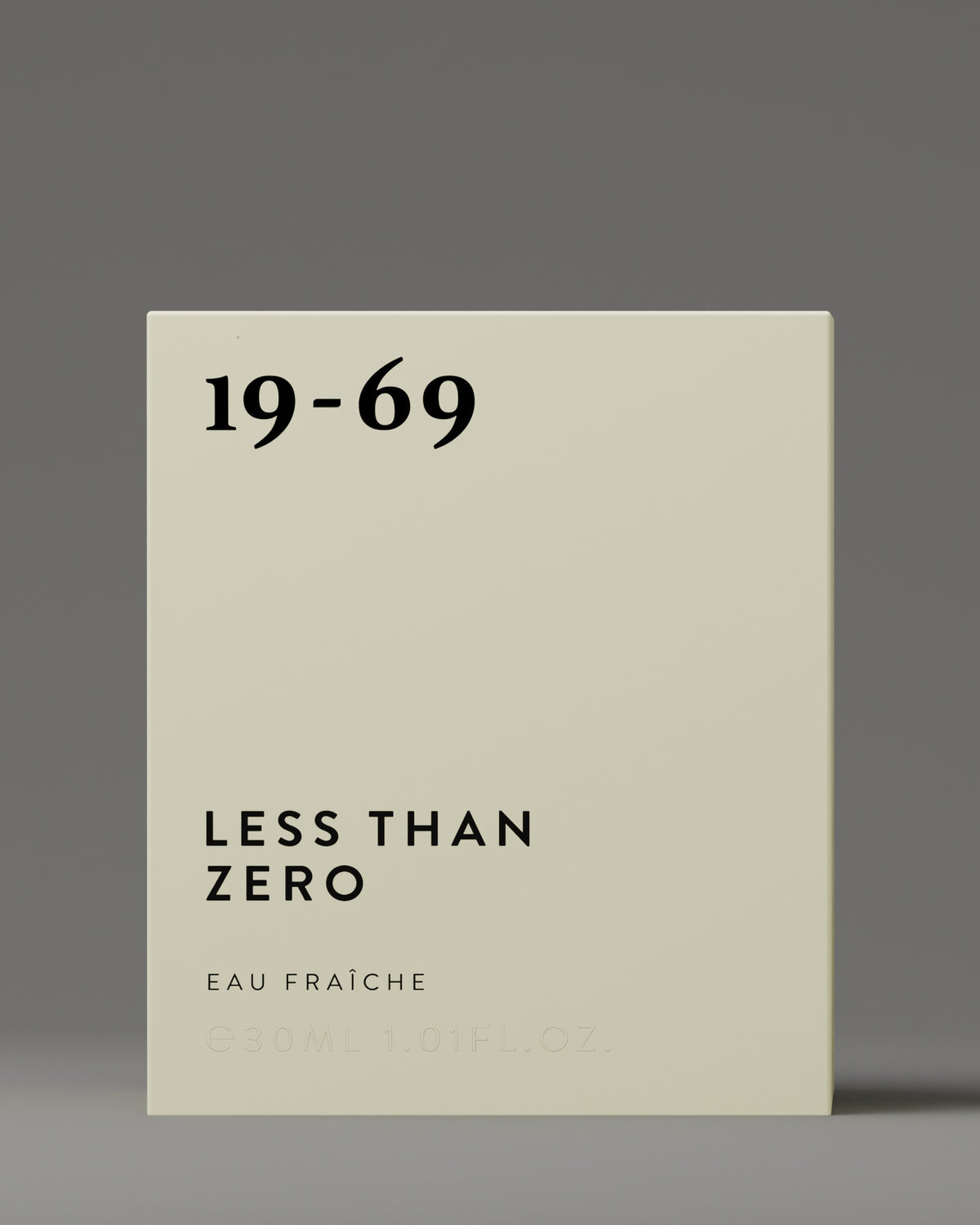 19-69 Less Than Zero Eau Fraiche 30 ml, box