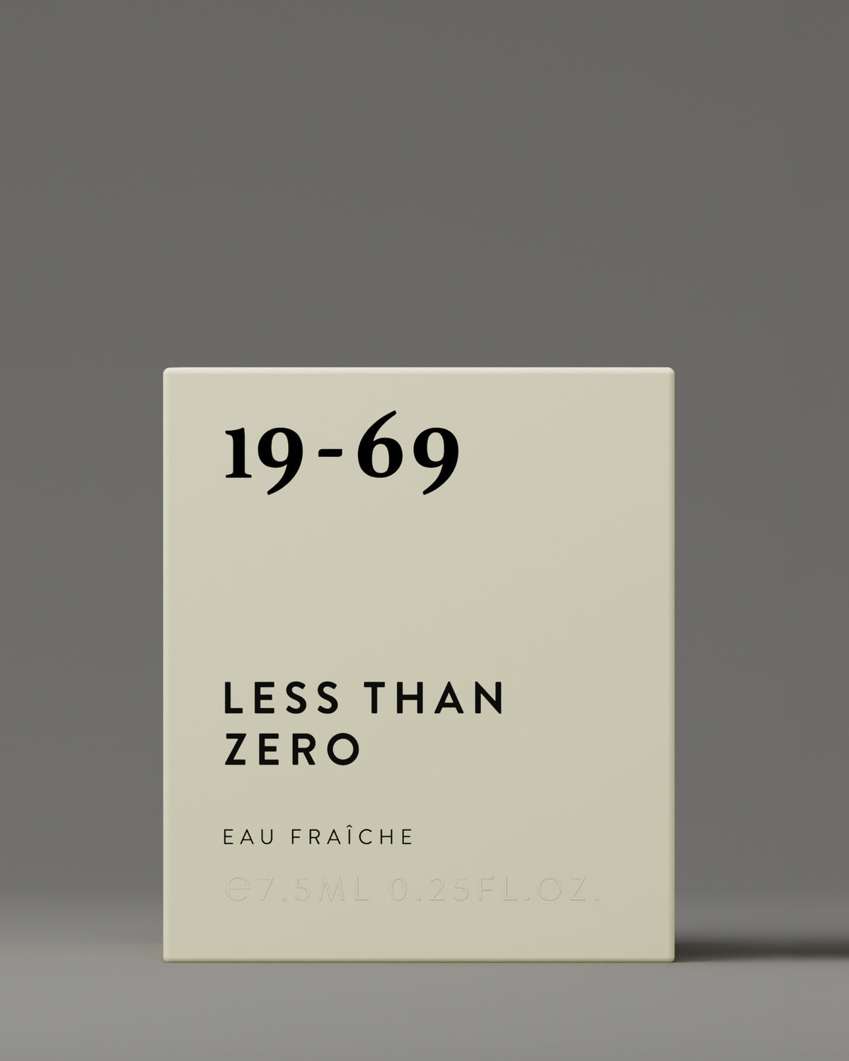 19-69 Less Than Zero Eau Fraiche 7.5 ml, box