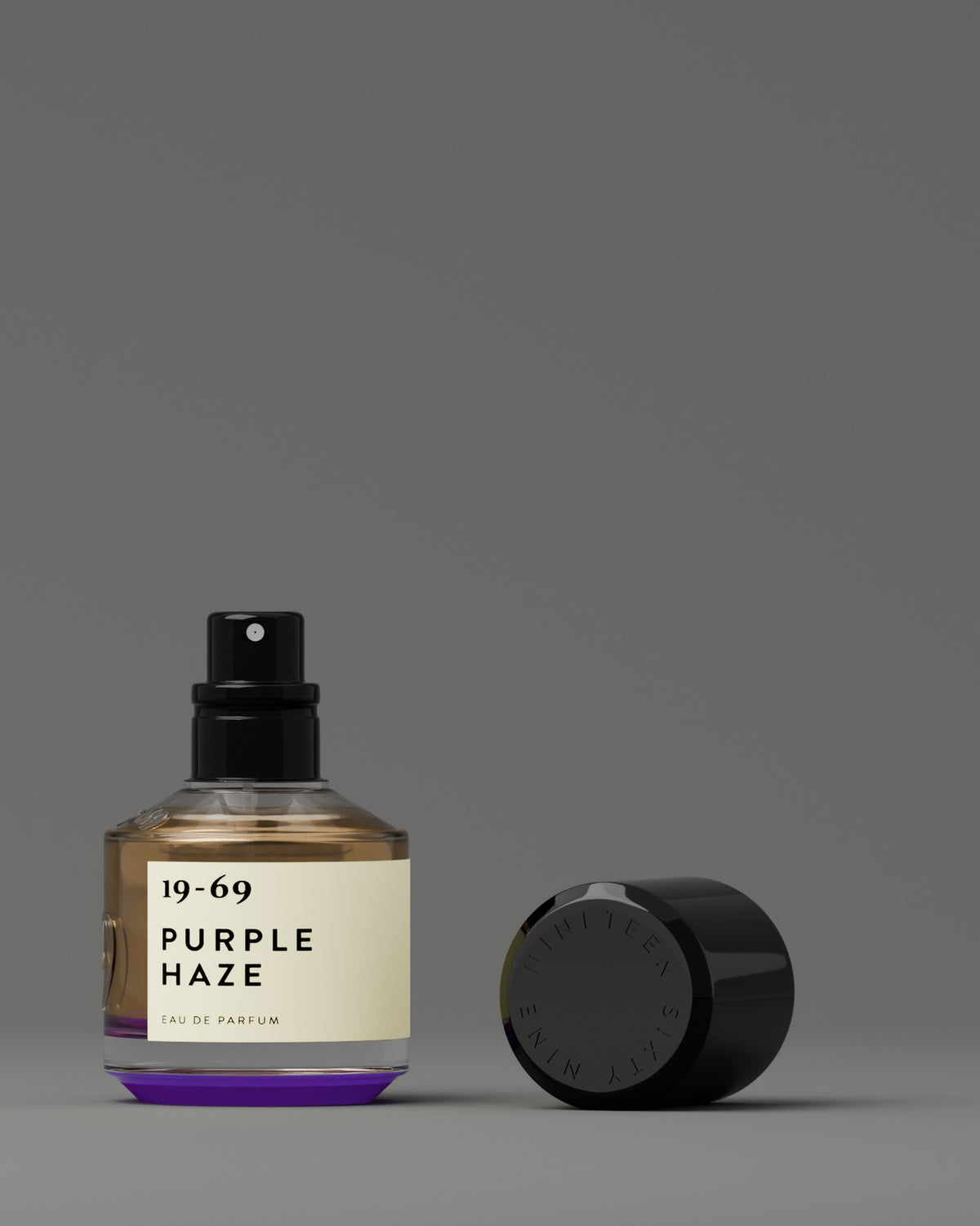 19-69 Purple Haze Eau de Parfum 7.5 ml, bottle, cap off