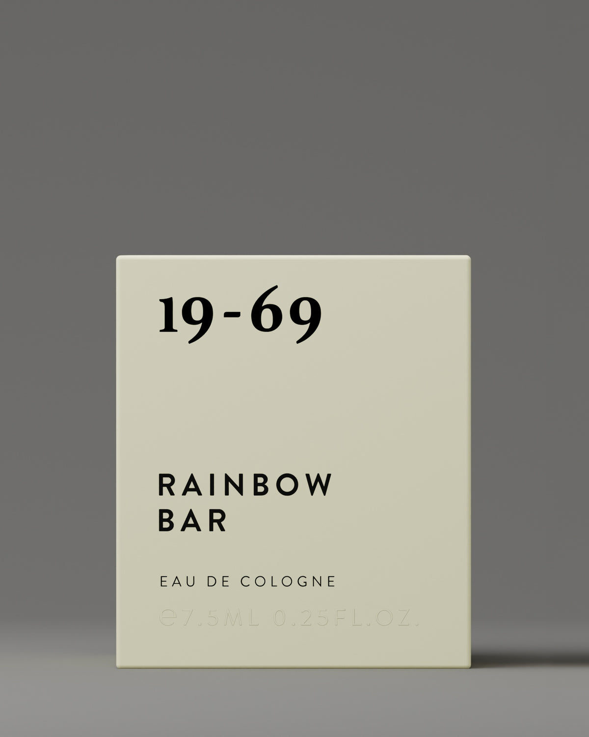 19-69 Rainbow Bar Eau de Cologne 7.5 ml, box
