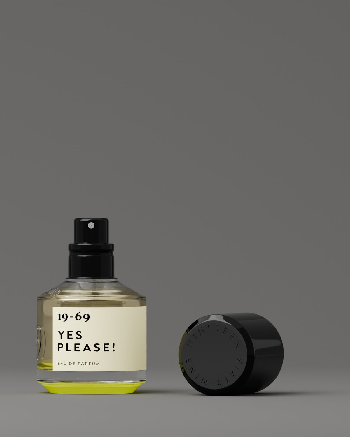 19-69 Yes Please Eau de Parfum 7.5 ml, bottle, cap off